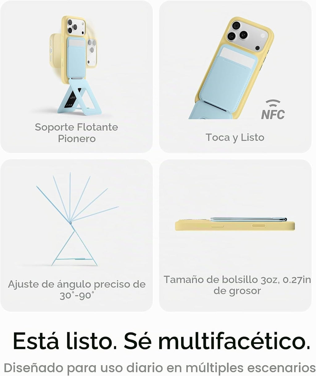 MOFT Soporte de trípode para teléfono y billetera, soporte para tarjetas