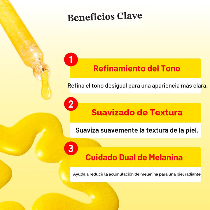 EQQUALBERRY - Suero iluminador de vitamina doble, niacinamida al 4%...