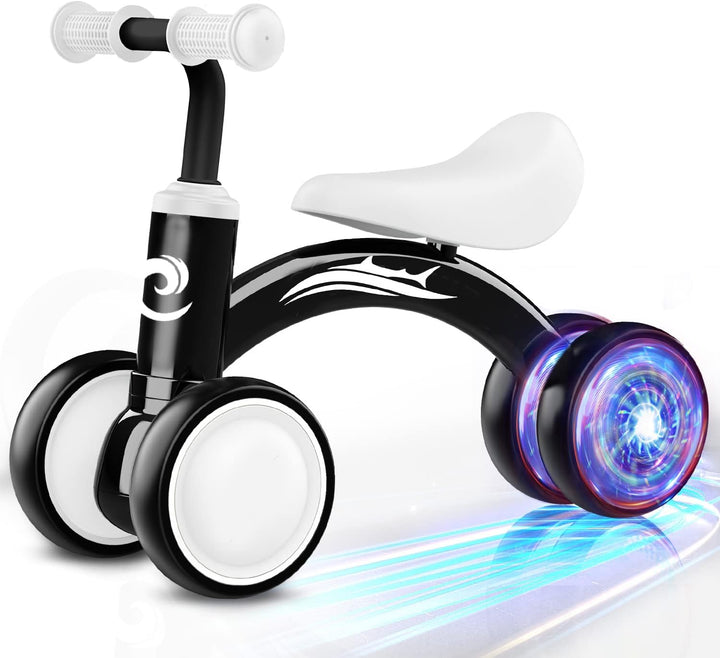Bicicleta de equilibrio para bebés con iluminación colorida, juguet...