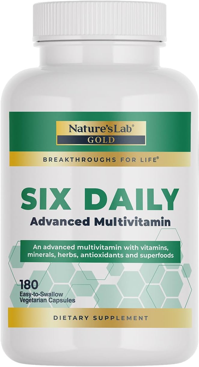 Nature's Lab Six Daily Advanced Multivitamínico - Más de 90 nut...