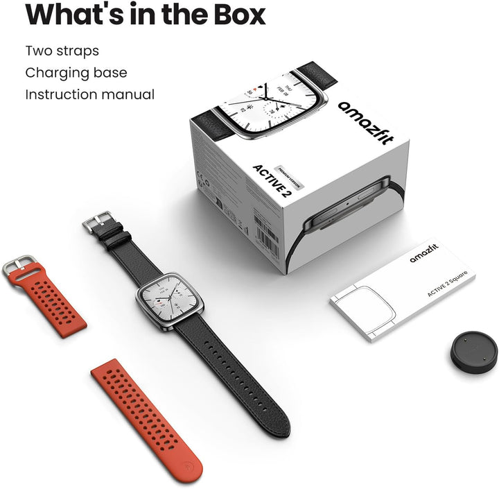 Amazfit Active 2 - Reloj inteligente de alta calidad (cuadrado) par...