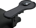 Alfombrilla de mouse ergonómica ajustable para silla, cierre de