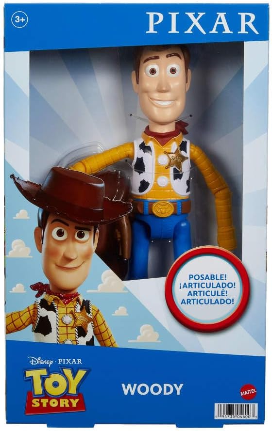 Mattel Disney and Pixar Toy Story - Figura de acción grande, Posabl...