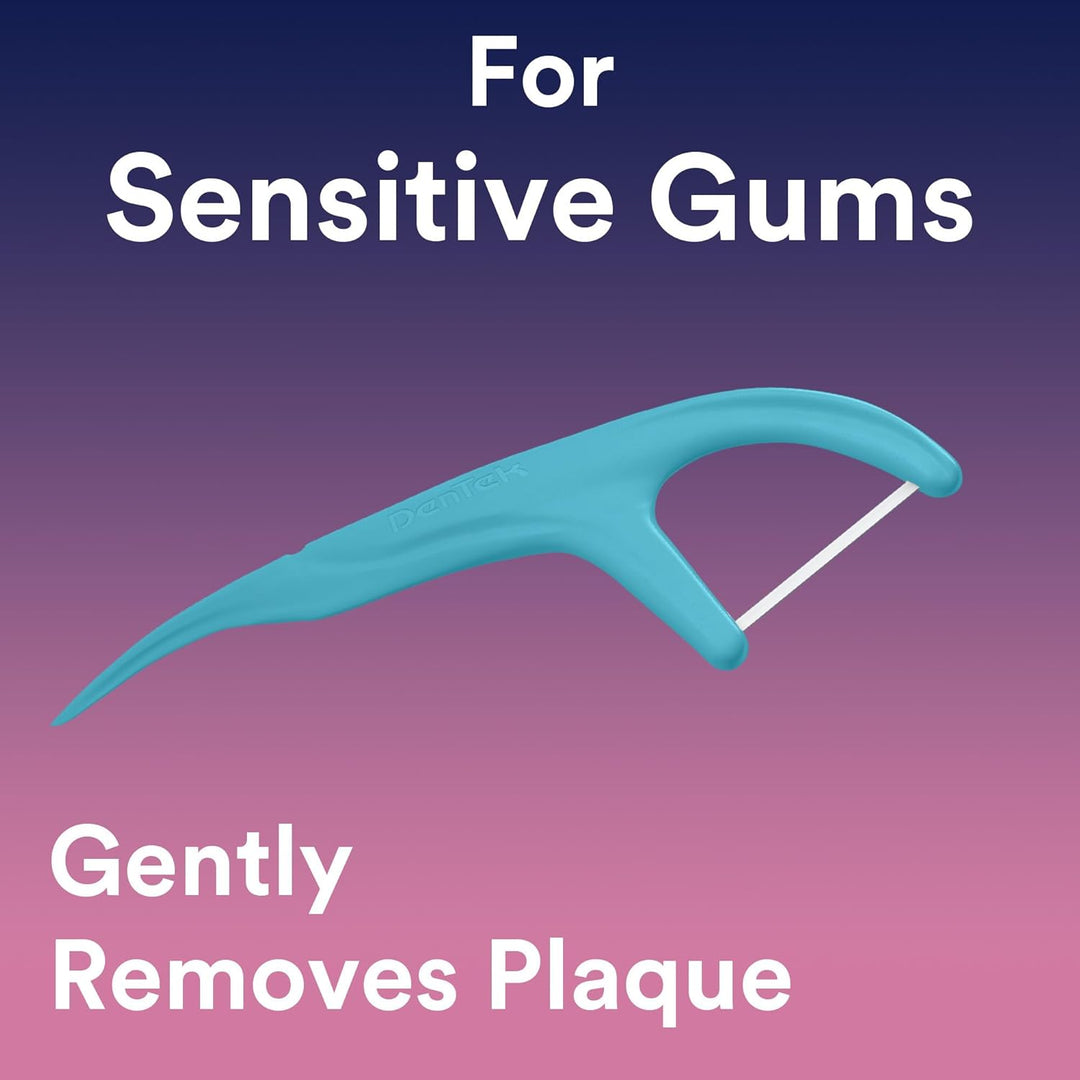 DenTek Comfort Clean - Púas de hilo dental para encías sensibles, c...