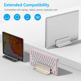 OMOTON Soporte vertical para laptop, soporte de aluminio de escrito...