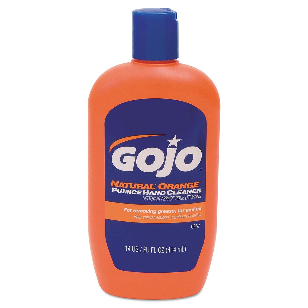 Gojo Industries 0957-12 14 oz, limpiador de manos natural con piedr...