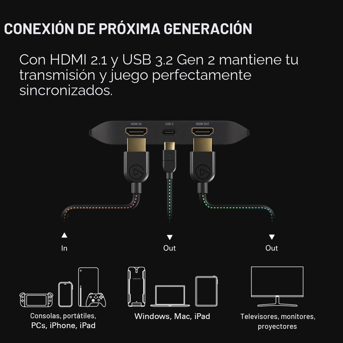 Elgato 4K X - Captura hasta 4K144 con latencia ultrabaja en PS5|Pro...