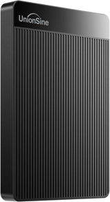 UnionSine - Disco duro externo portátil ultradelgado de 1 TB, HDD,...