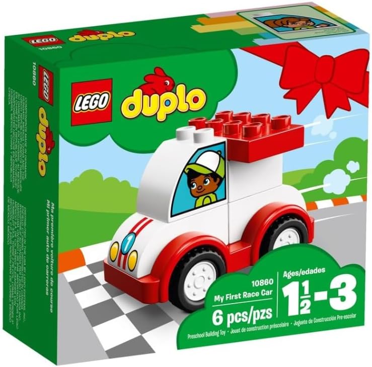 LEGO 10860: DUPLO: Mi primer coche de carreras (6 piezas)