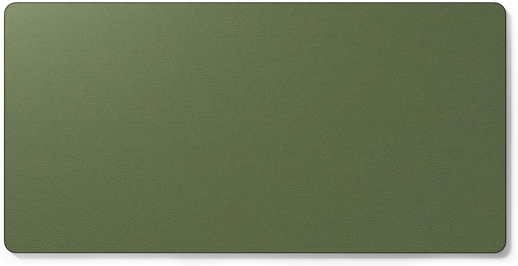 Jotsome Tapete de cuero para escritorio, antideslizante (verde