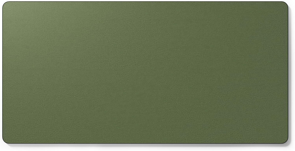 Jotsome Tapete de cuero para escritorio, antideslizante (verde