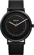 Reloj para Hombre a.b.art – Indicador de Fecha Saltante, Movimiento de Cuarzo Ronda, Cristal de Zafiro, Caja Ultrafina de Acero Inoxidable, Reloj de Pulsera Minimalista Estilo Bauhaus 41MM