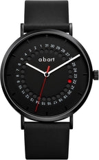 Reloj para Hombre a.b.art – Indicador de Fecha Saltante, Movimiento de Cuarzo Ronda, Cristal de Zafiro, Caja Ultrafina de Acero Inoxidable, Reloj de Pulsera Minimalista Estilo Bauhaus 41MM