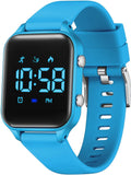 Relojes digitales para niños y niñas, reloj deportivo con rastreador de fitness, podómetro, alarmas, cronómetro, no necesita aplicación, reloj impermeable para niños, regalo para adolescentes