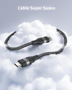 Anker Cable Nano USB C a USB C, cable de carga rápida de 240 W (negro