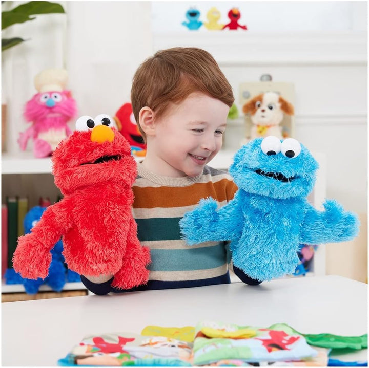 Barrio Sésamo Marioneta, Cookie Monster, 11 pulgadas, Azul