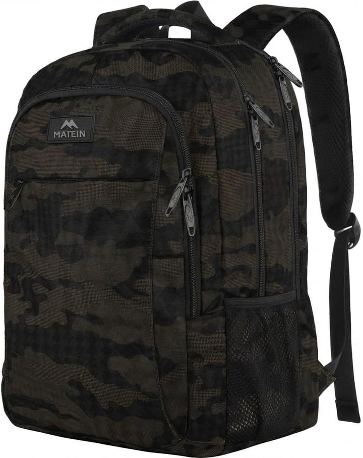 MATEIN - Mochila para laptop de 15.6 pulgadas, resistente mochila d...