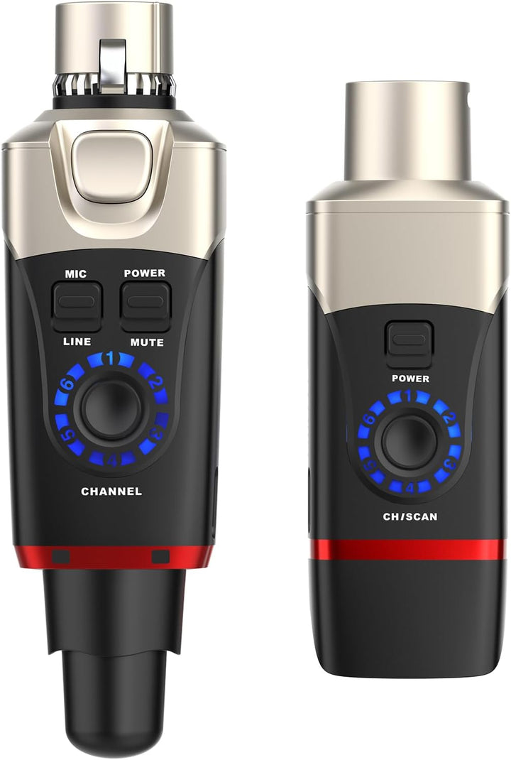 Xvive Sistema de micrófono inalámbrico U35 con transmisor XLR de 5....