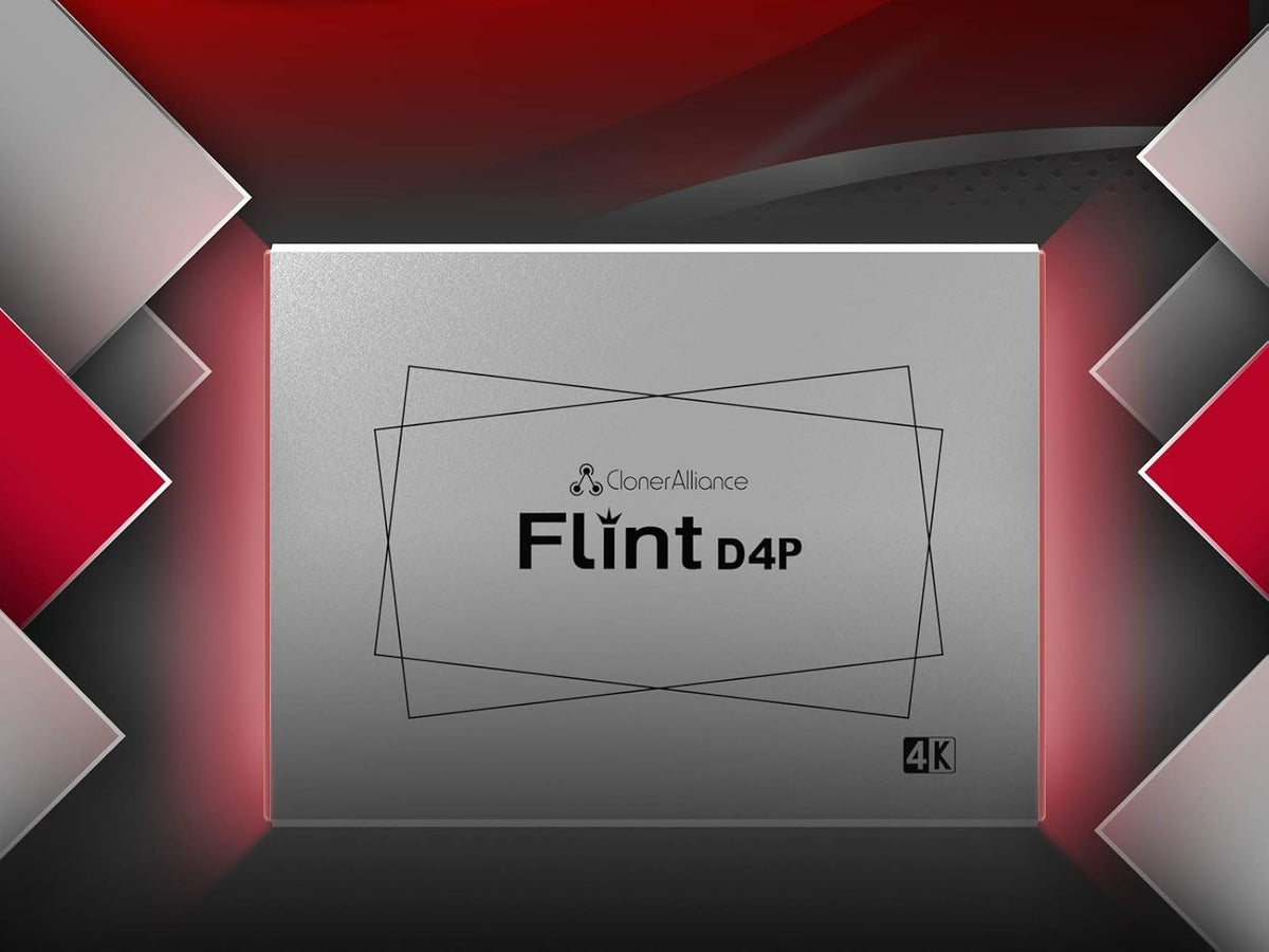 Flint D4P, dispositivo de superposición de video dual 4K independiente y mezcla de audio. Captura de videojuegos de 1080p@60fps. Control remoto, UVC y tipo C.