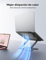 JCZT Soporte Ajustable para Laptop de Escritorio, Elevador Plegable...