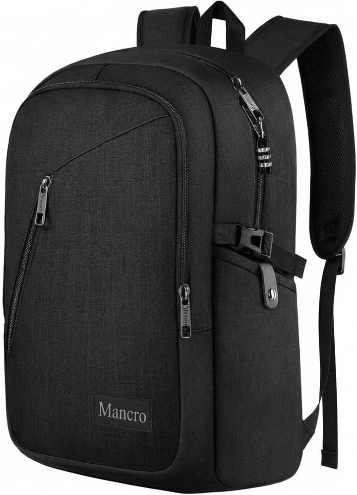 Mancro Mochila para laptop de 17.3 pulgadas antirrobo, mochila de n...