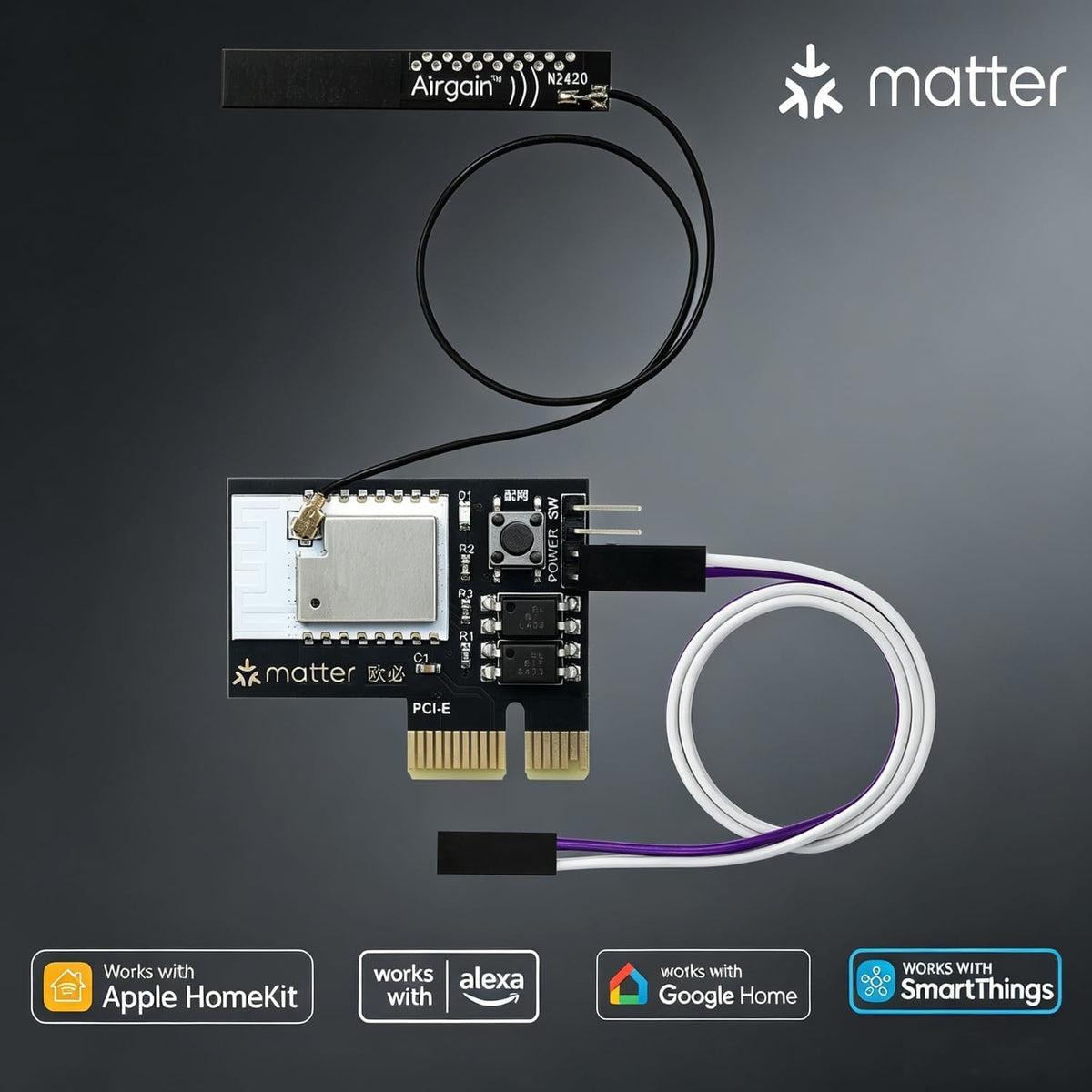 Interruptor de encendido remoto de la PC de la materia sobre WiFi