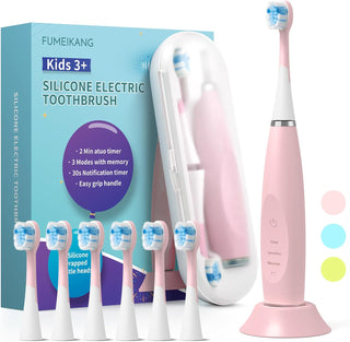FUMEIKANG Cepillos de dientes eléctricos para niños, cepillo de die...
