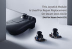 Módulo de Joystick de Efecto Hall GuliKit para Steam Deck OLED, Reemplazo de Joystick Electromagnético con Detección de Toque Original, sin Soldadura, Calibración con un Solo Botón, Joysticks con Tapas (No para LCD)