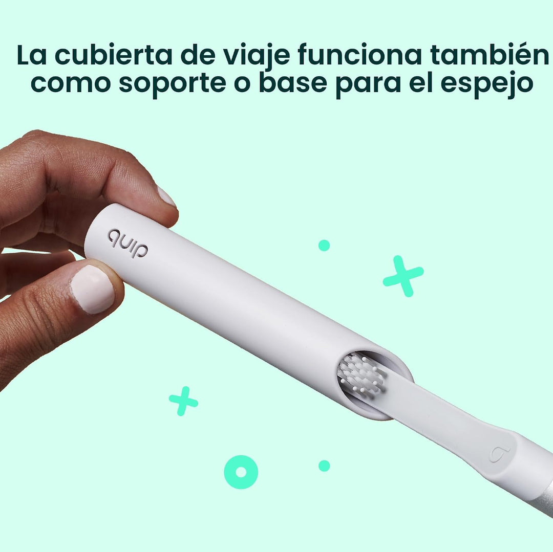 Quip Cepillo de dientes eléctrico Sonic para adultos con temporizad...