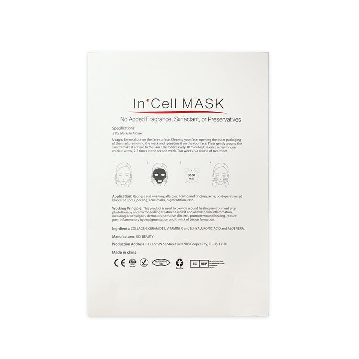Koi Beauty Mascarilla calmante post Microneedling, mascarilla refre...