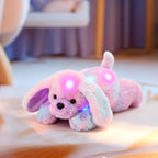 WEWILL Peluche de cachorro con luz de arcoíris de 12 pulgadas con l...