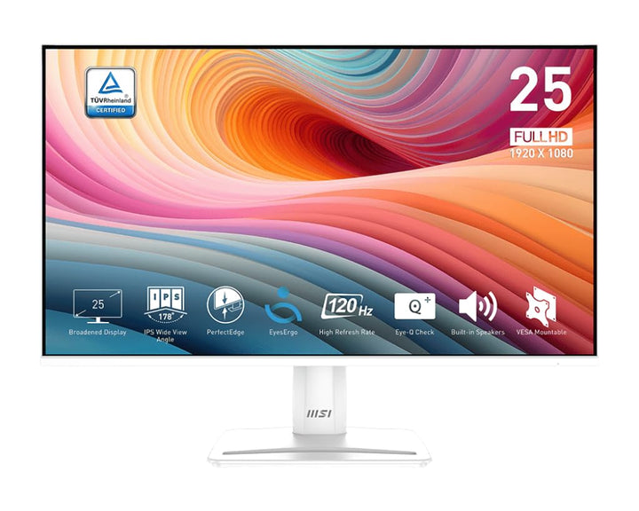 MSI PRO MP251W E2 - Monitor de oficina para juegos IPS 1920 x 1080...