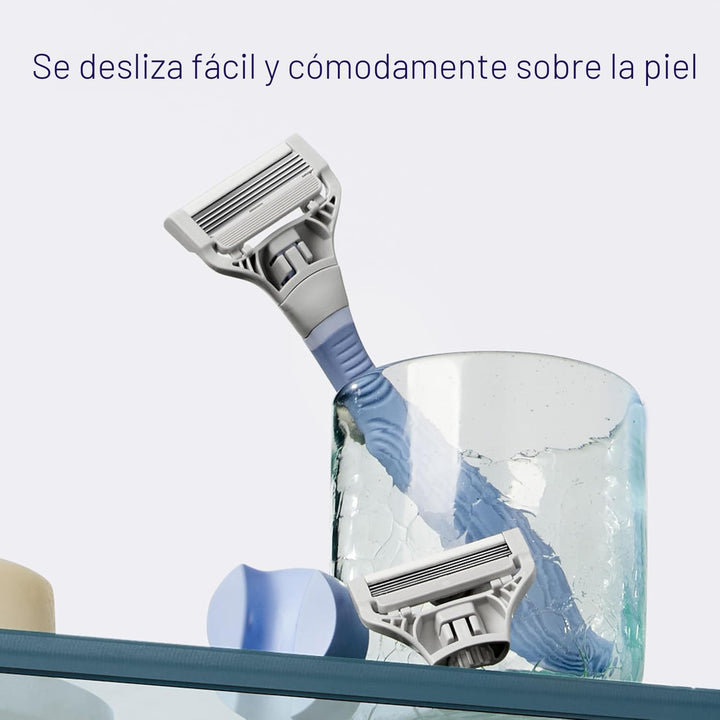 Afeitadora para vello púbico para mujer Flamingo, kit de afeitado,...