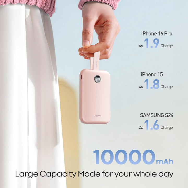 iWALK Banco de energía magnético de 10000 mAh, cargador portátil in...