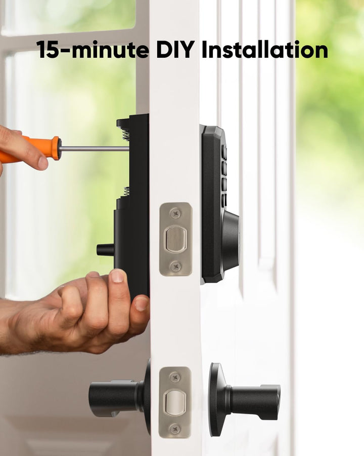 eufy Security Smart Lock C30, cerradura de puerta de entrada sin ll...
