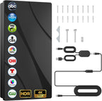 Antena de TV 2026 para Smart TV, antena de TV digital para canales locales