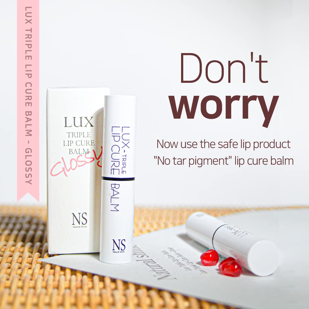 Lux Triple Lip Cure Glossy Balm MUSE (coral rosa) (0.17 onzas) 4 mi...