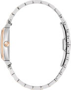 Bulova Sutton Reloj de acero inoxidable bicolor con esfera blanca 0.984 in - 98L328