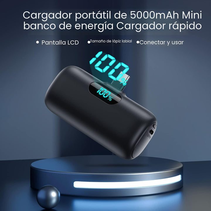 [Paquete de 2] Cargador portátil pequeño para iPhone 17\/16\/15 Ser...