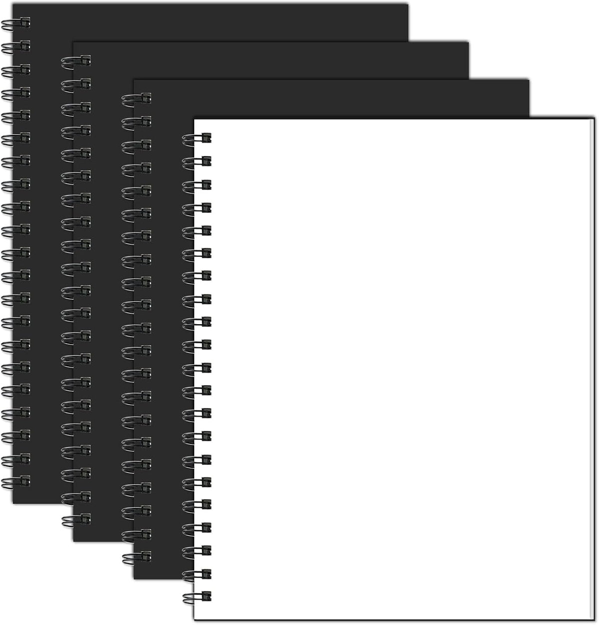 Cuaderno espiral sin forro de 8.5 x 11 pulgadas, diario en