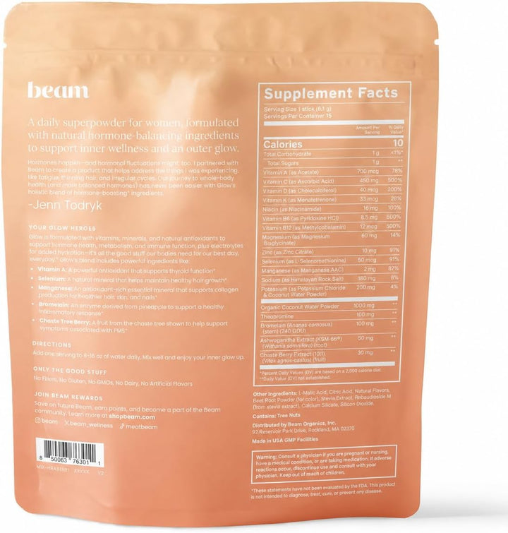 BEAM Suplemento de cortisol y soporte de hormona luminosa para muje...
