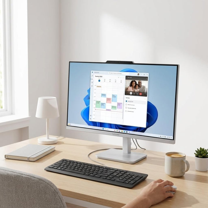 Lenovo Computadora de escritorio todo en uno de 24", Intel 8-Core i...