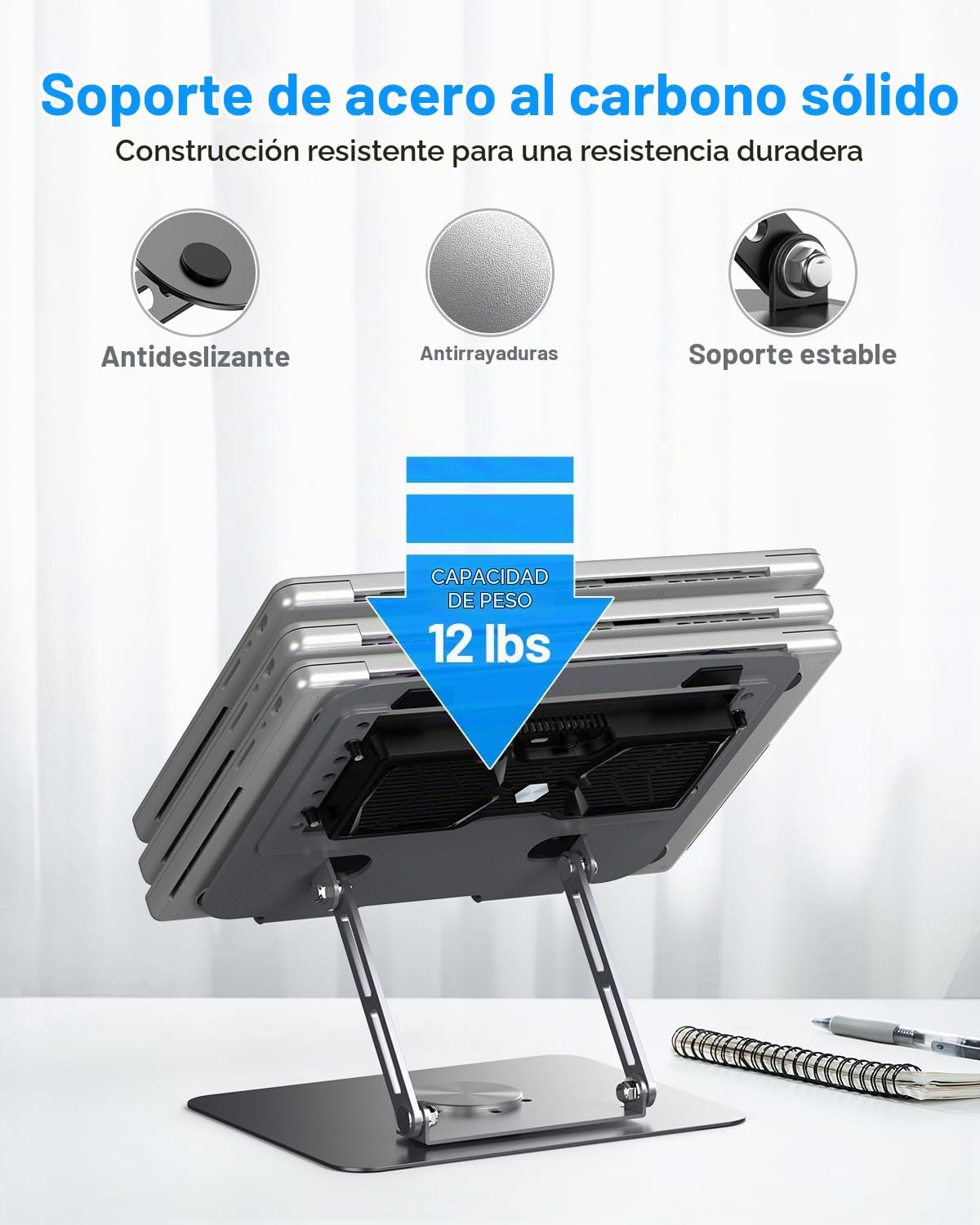 METFUT Soporte de refrigeración para laptop con enfriador termoeléc...