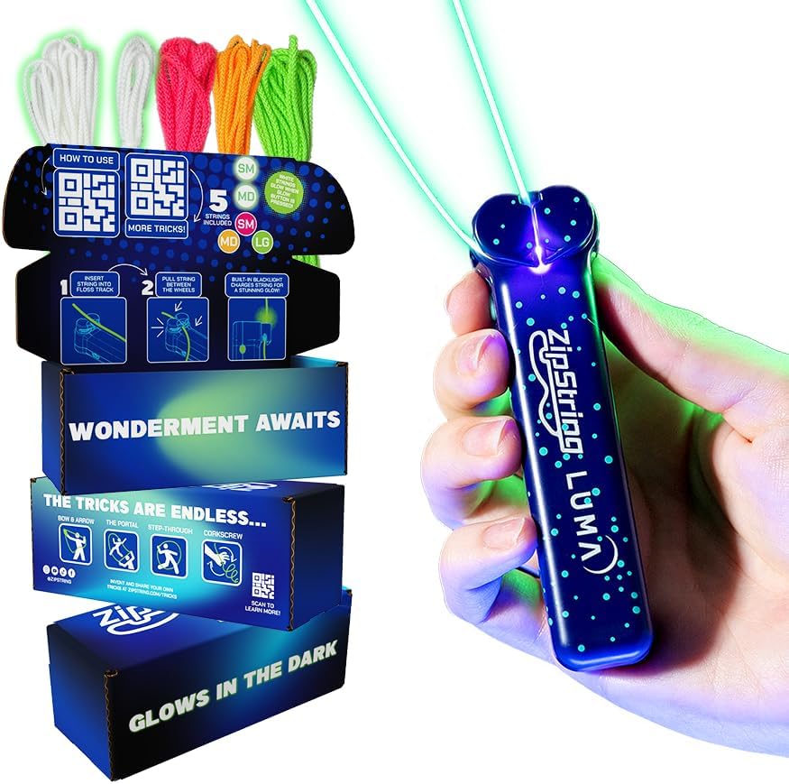 ZipString Luma - El juguete patentado que brilla en la
