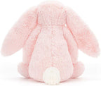 Jellycat Bashful - Peluche de conejo rosa, tamaño mediano