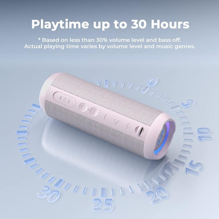 RIENOK - Bocina Bluetooth 5.3 portátil de 30W, emparejamiento dual,...