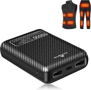 FERNIDA Cargador portátil de batería USB 5V 3A de 10000 mAh para ch...