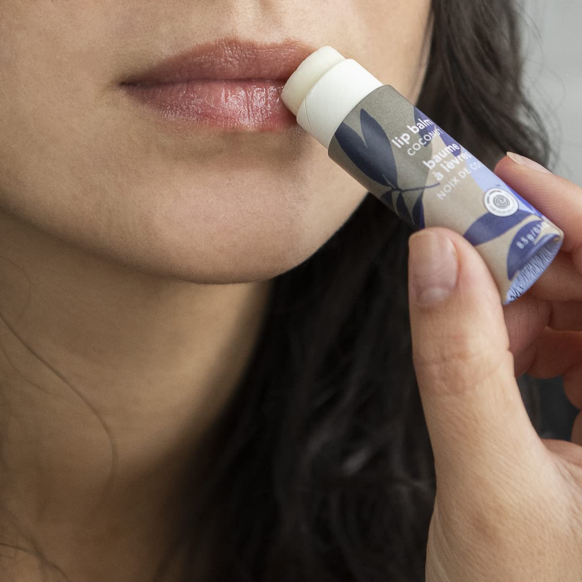 ATTITUDE Bálsamo labial sin plástico, ingredientes verificados a ba...