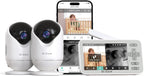 Dr.Care VistaView Lite Smart WiFi Monitor para bebé con 2 cámaras, 4" 720P