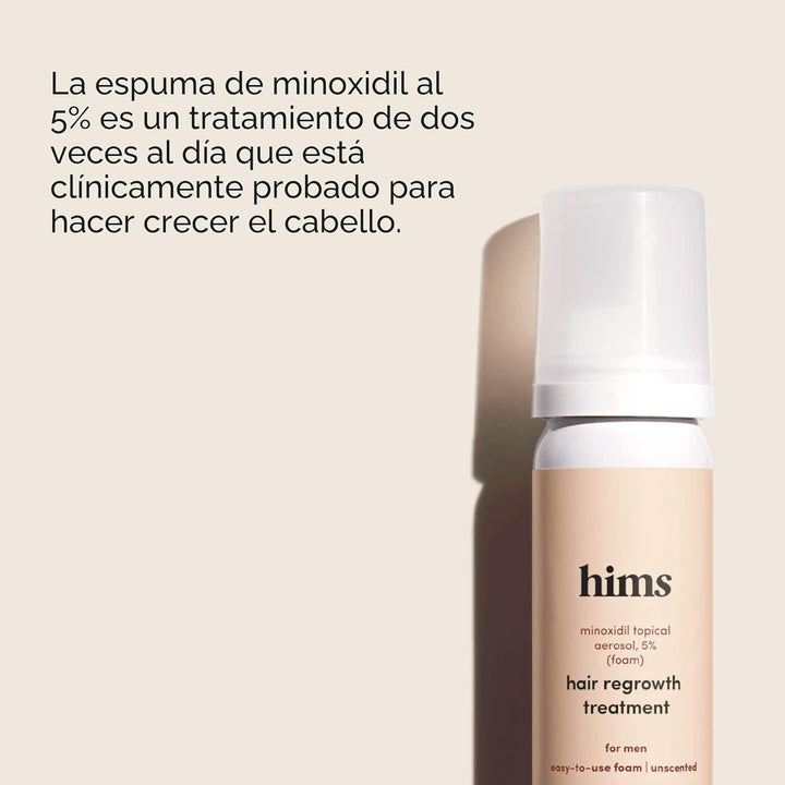 Hims - Tratamiento de crecimiento del cabello, solución tópica de m...